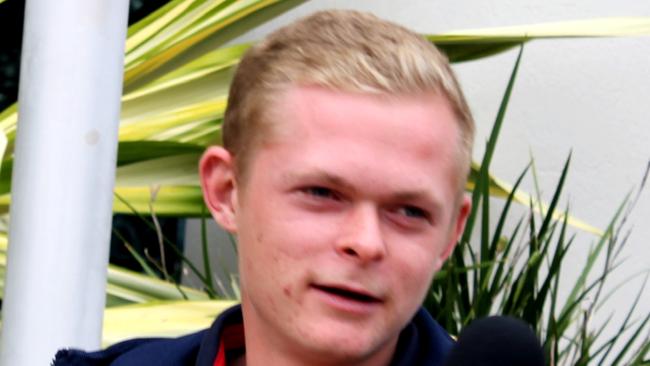 Riley Jae Thompson, 18, of Nerang outside Southport Courthouse on September 26, 2019. Picture: Luke Mortimer