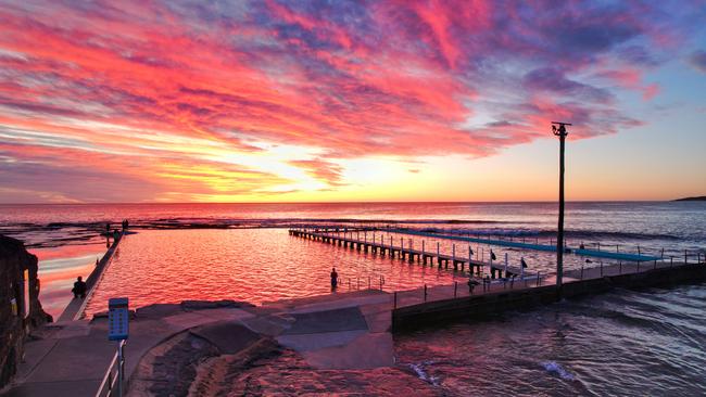 North Narrabeen Pool- stunning at sunrise and refreshing on hot summer days. Picture: John Grainger