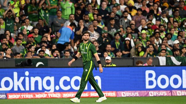 Pakistan's Shaheen Shah Afridi. Photo: AFP.