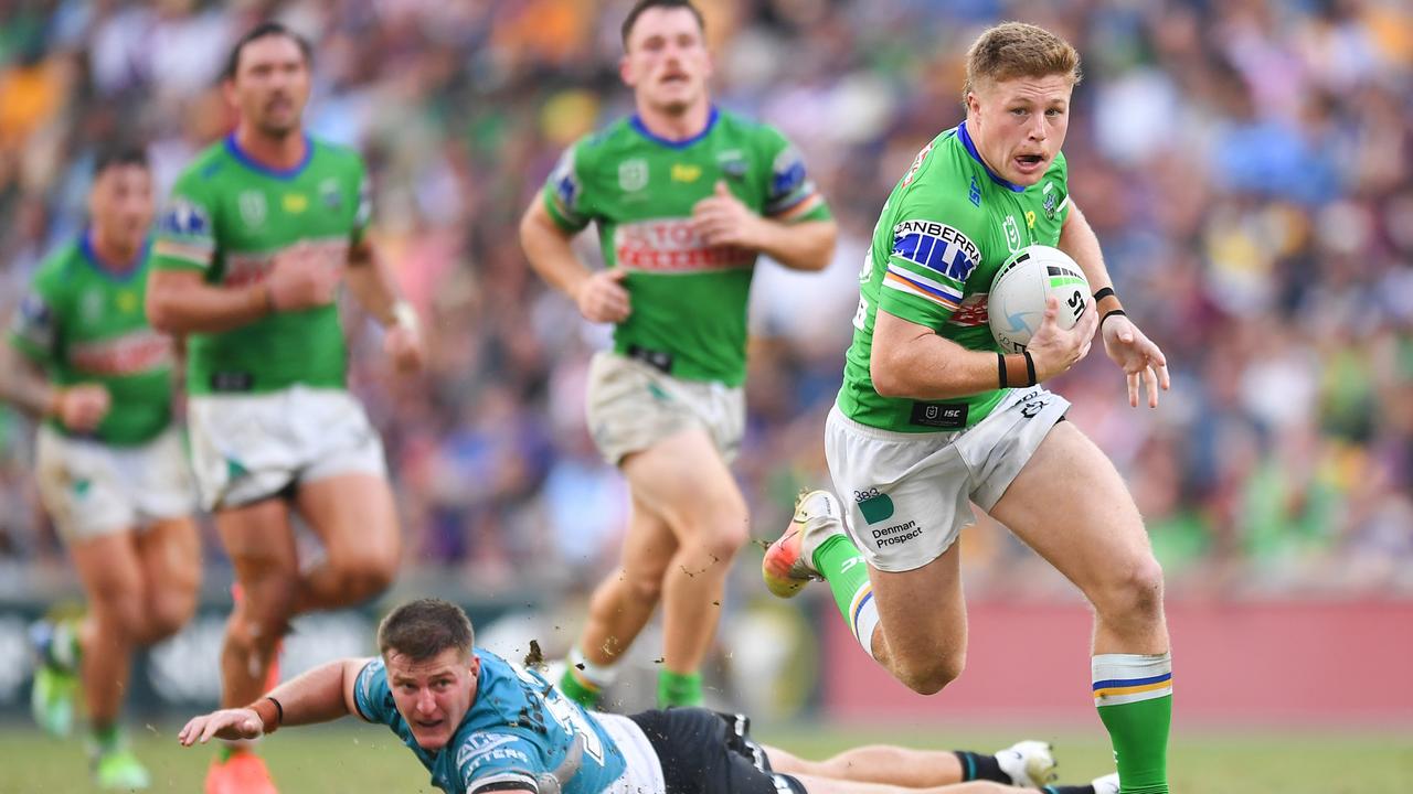 Zac Woolford has impressed since joining the Raiders. Picture: Albert Perez/Getty Images