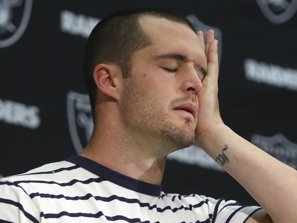 Oakland Raiders quarterback Derek Carr has already had a season to forget.