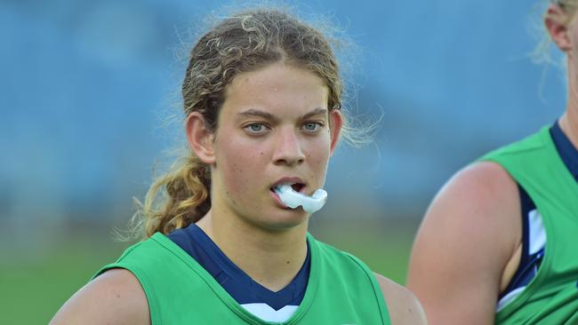 Nina Morrison copped the horror injury at training. Picture: Stephen Harman