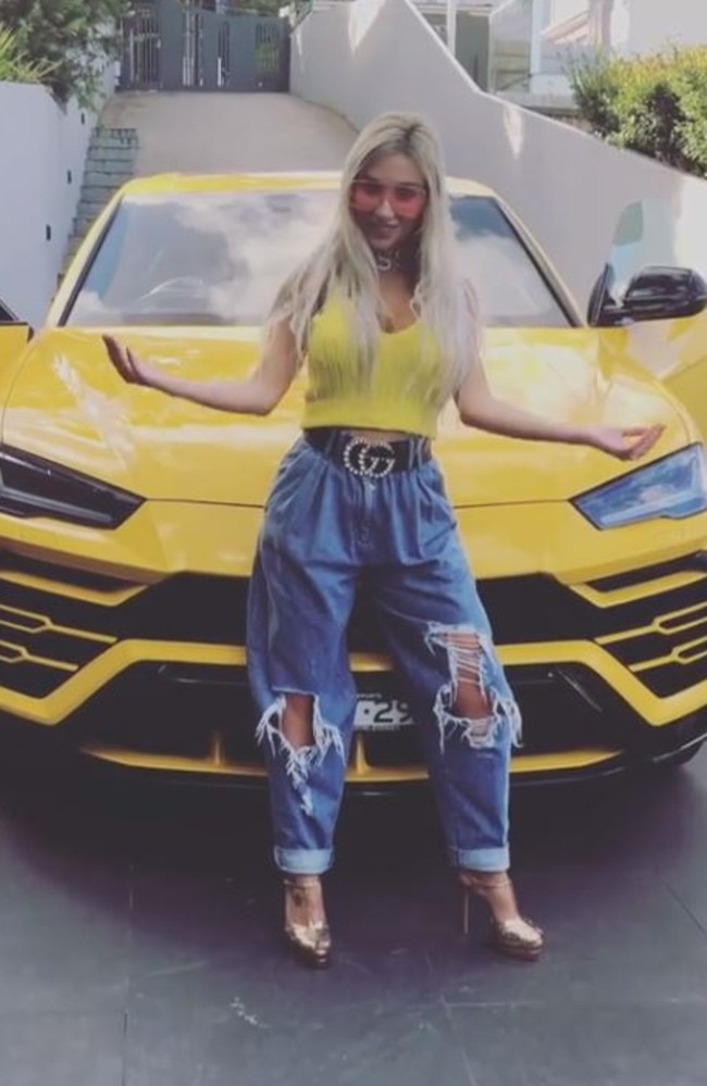 Jean Nassif was lampooned on social media after he posted a video of him gifting his wife, Nissy, a bright yellow Lamborghini.