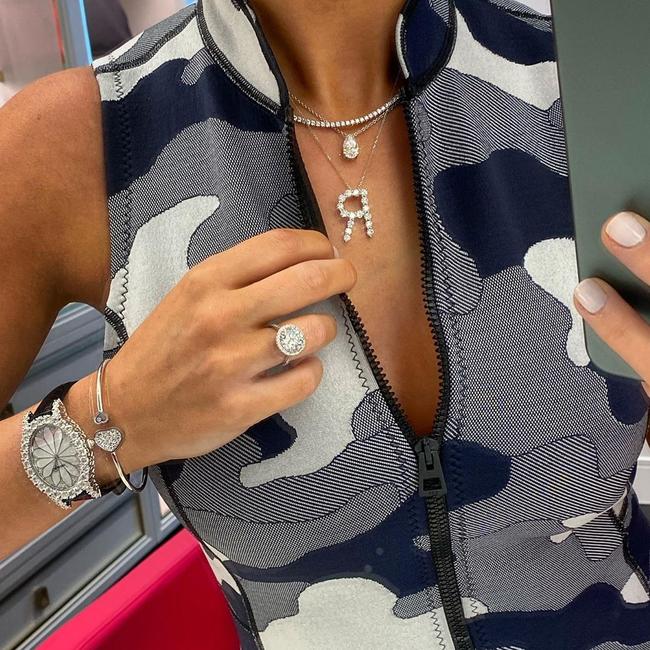 The PR maven shared a close up shot that flaunted her cleavage. Picture: Instagram/RoxyJacenko