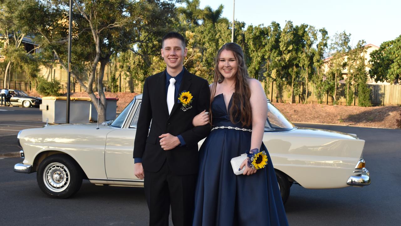 RIVERSIDE FORMAL: Mia Birch and Samuel Holgate arrive at the Riverside Christian College Formal. Photo: Stuart Fast