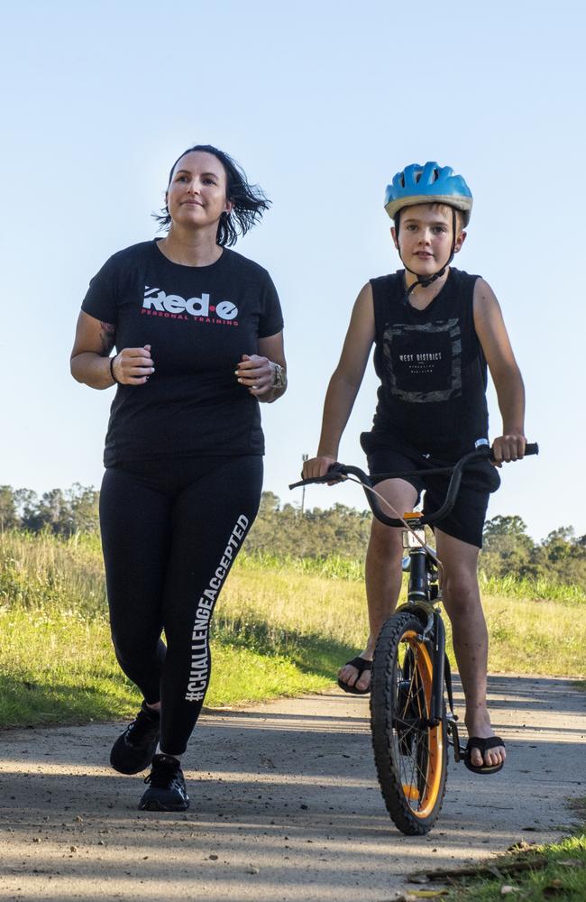 Mellissa Austin and Asher Dolmin in Walkerston. Picture: Michaela Harlow