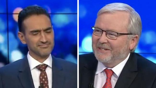 Former Australian Prime Minister Kevin Rudd took The Project panel off-guard tonight with a particularly odd moment while appearing as a guest host.