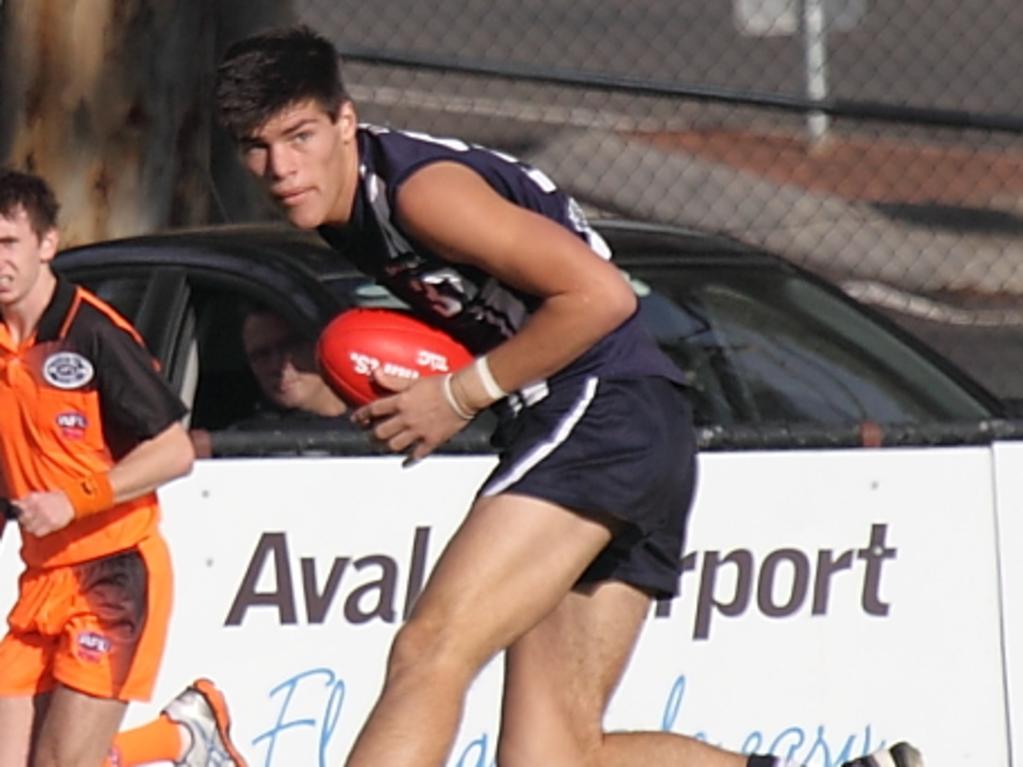 The Swans were the only club that took an interest in the Geelong Falcons product. Picture: Brian Bartlett