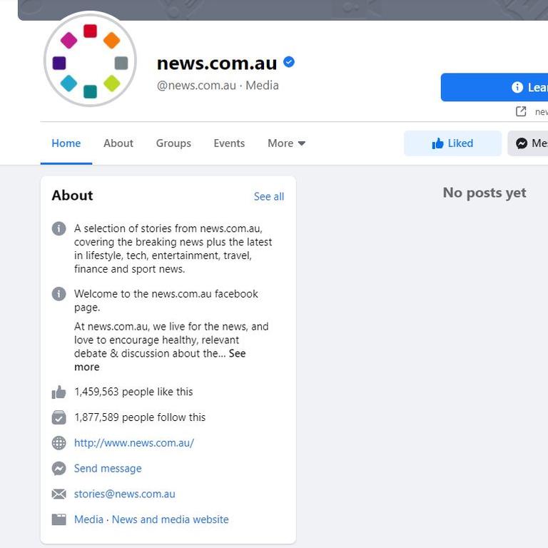 Facebook banned all Australian news on the platform on Thursday.