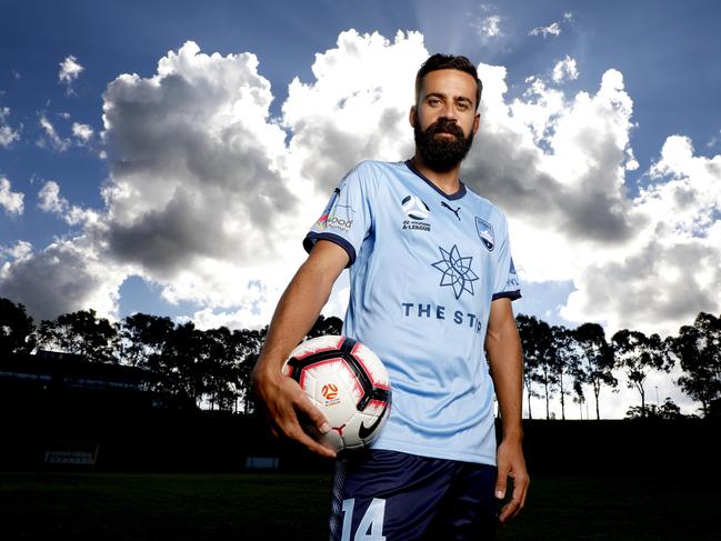 Sydney FC captain Alex Brosque who is about to announce his future plans.. Picture Chris Pavlich for The Daily Telegraph