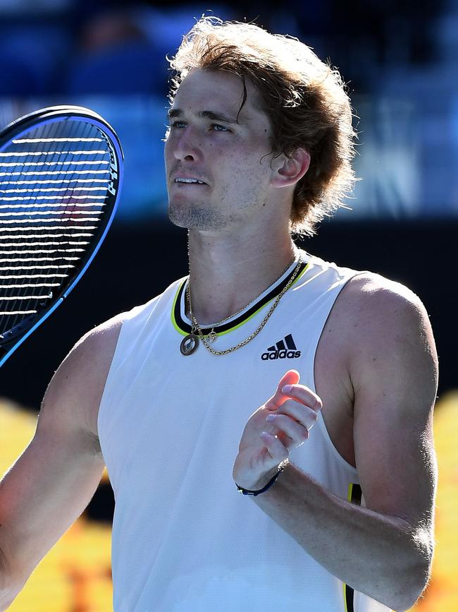 Alexander Zverev. Picture: AFP