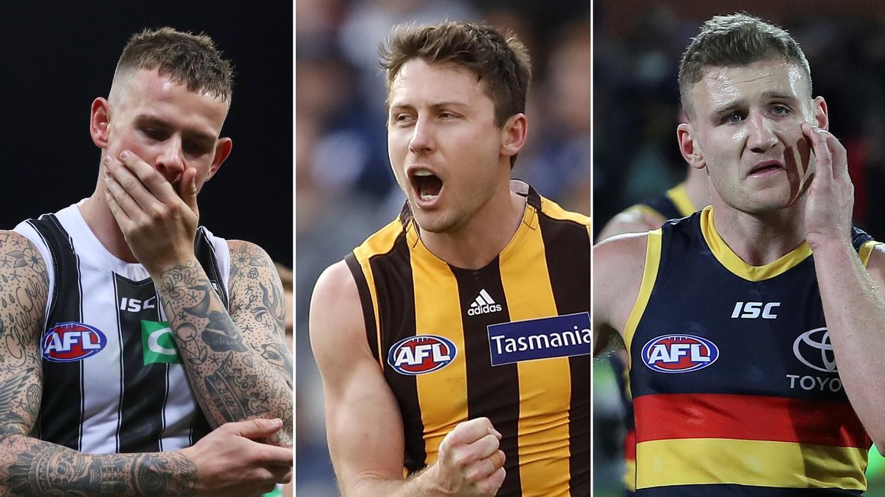 The Round 18 Report Card: Ben Crocker, Liam Shiels and Rory Laird.