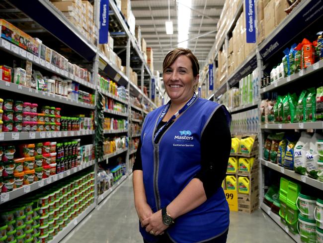 Masters Rouse Hill, in Sydney’s west, had its grand opening in April. Pictured is staff member Carley Mills.