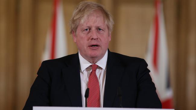 Five minutes ago, Boris Johnson himself led a brilliant Brexit campaign with the slogan: Take back control. Now his message is: Relinquish control! Picture: Getty