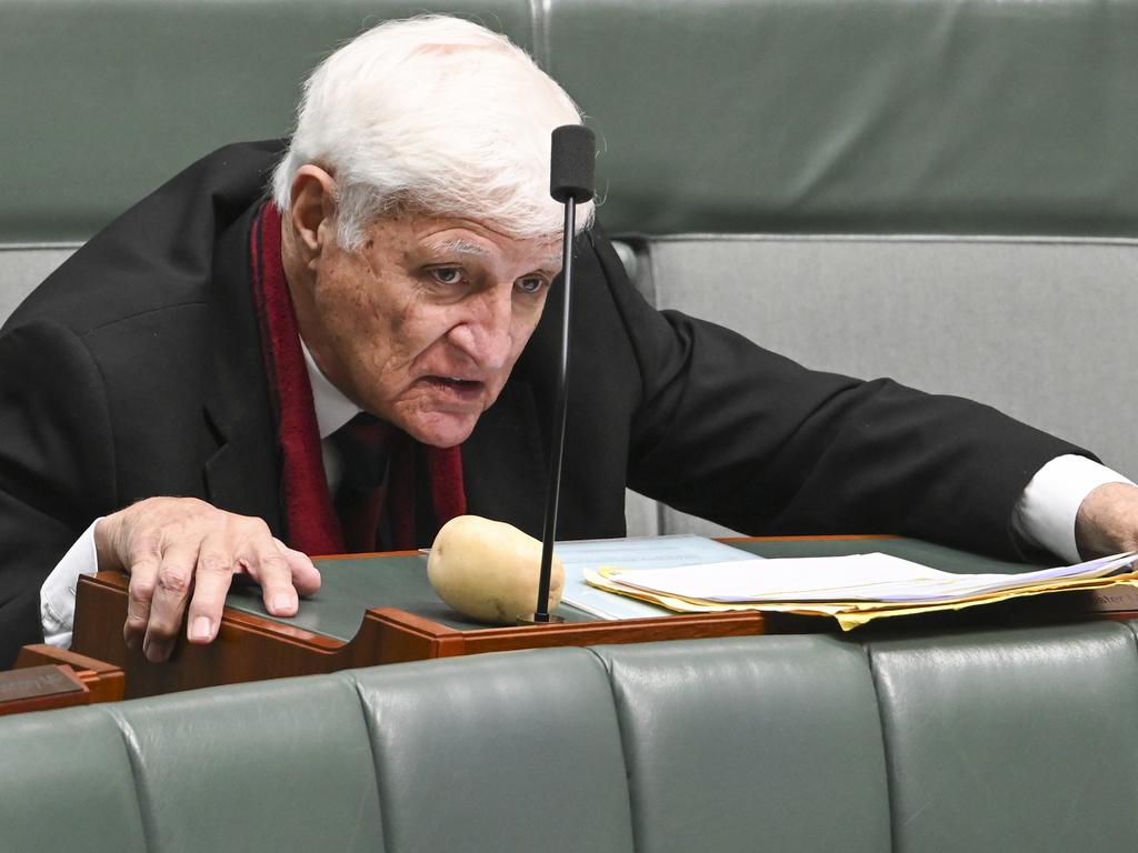 Bob Katter kicked up a stink earlier this year when he couldn’t buy his lunch in Parliament House using cash. Picture: NewsWire / Martin Ollman