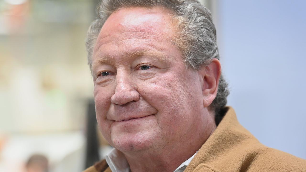 Fortescue’s Andrew Forrest says the future is green, but not blue, hydrogen. Picture: Keryn Stevens