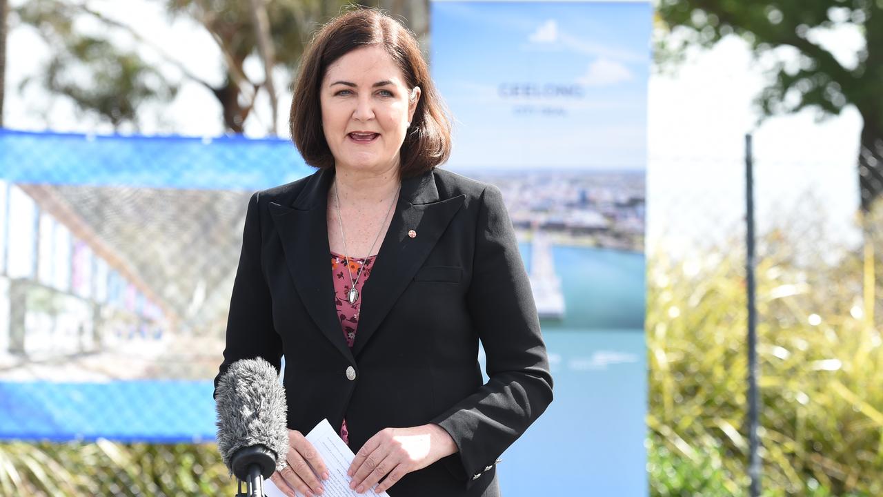 Victorian Senator Sarah Henderson says the fuel security package supports some 700 jobs at Viva’s Geelong refinery and will ensure future viability for Victoria’s only oil refinery. Picture: David Smith