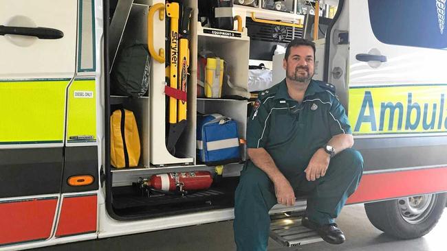 COMMUNITY HERO: Michael Formica was visiting his cousin in Toowoomba when he became aware of the house fire. Picture: Marguerite Cuddihy