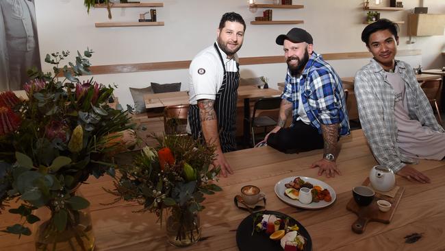 Number 5: Dan McDonald, Mark Andersen and BJ Vasquez from Mad Ram Cafe in Croydon Picture: Steve Tanner