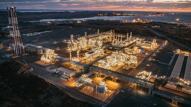 Woodside’s Pluto LNG Plant. Picture: Woodside