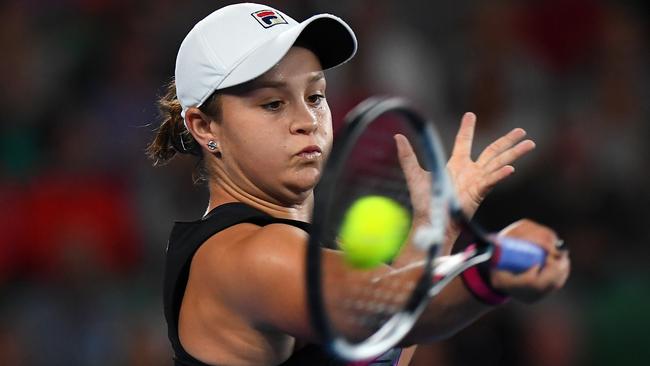 Ashleigh Barty reached the third round in Melbourne.