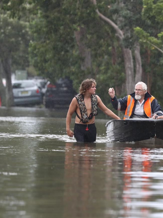 Flooding in Chinderah, Northern NSW on March 1, 2022. Picture: AAP Image/Jason O'Brien