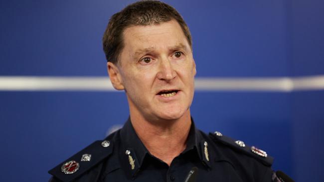 Victoria Police Chief Commissioner Shane Patton has defended the red shirts probe. Picture: Erik Anderson