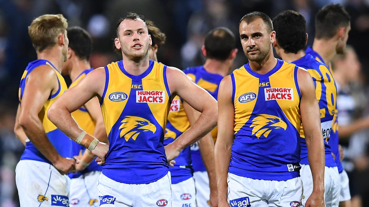 AFL 2019 West Coast Eagles issues contested ball loss to