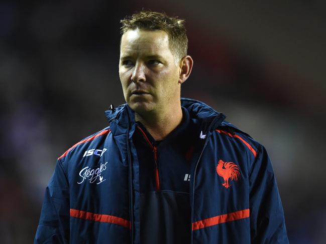 The path has been cleared for Sydney Roosters assistant coach Adam O'Brien to take over at the Knights. Picture: Nathan Stirk/Getty Images