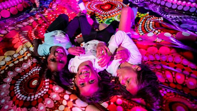 Parrtjima Festival will return to Alice Springs from April 9-18. Photo credit: James Horan