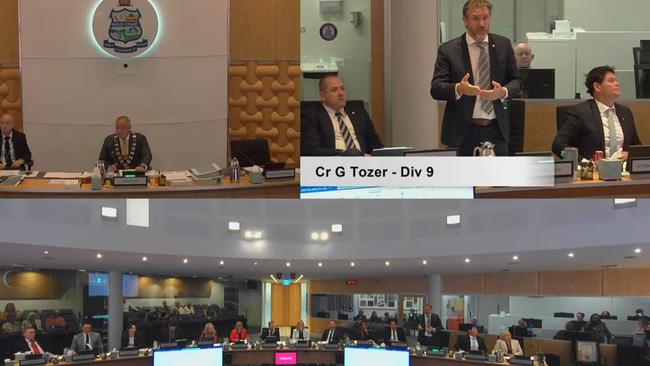 Mayor Tom Tate has been accused of being “un-Australian” and “muffling” debate after a flashpoint moment at a full council meeting where he silenced and sat down two councillors.,