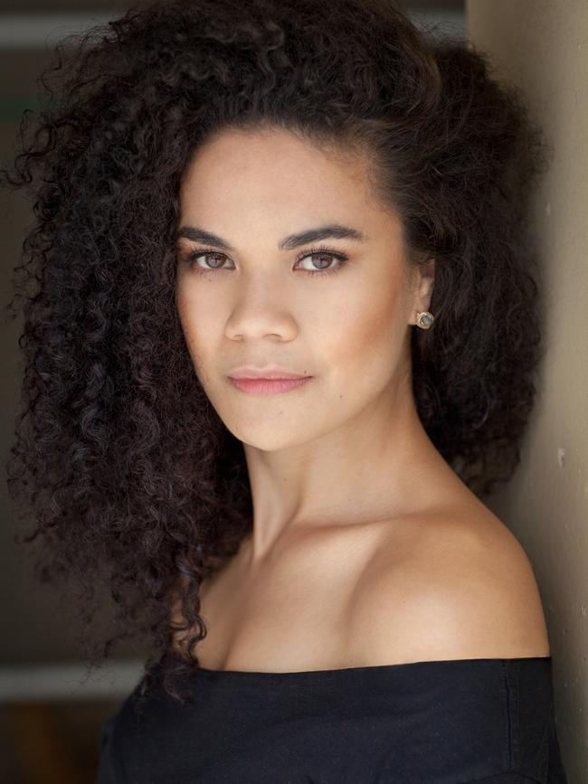 Akina Edmonds, cast as Angelica Schuyler