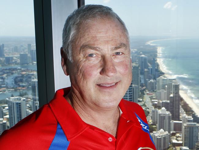 Launch of the ALF Draft at the Skypoint lounge at Q1, Surfers Paradise - Gold Coast Suns Recruitment manager Scott Clayton and CEO of AFLQ Michael Conlan