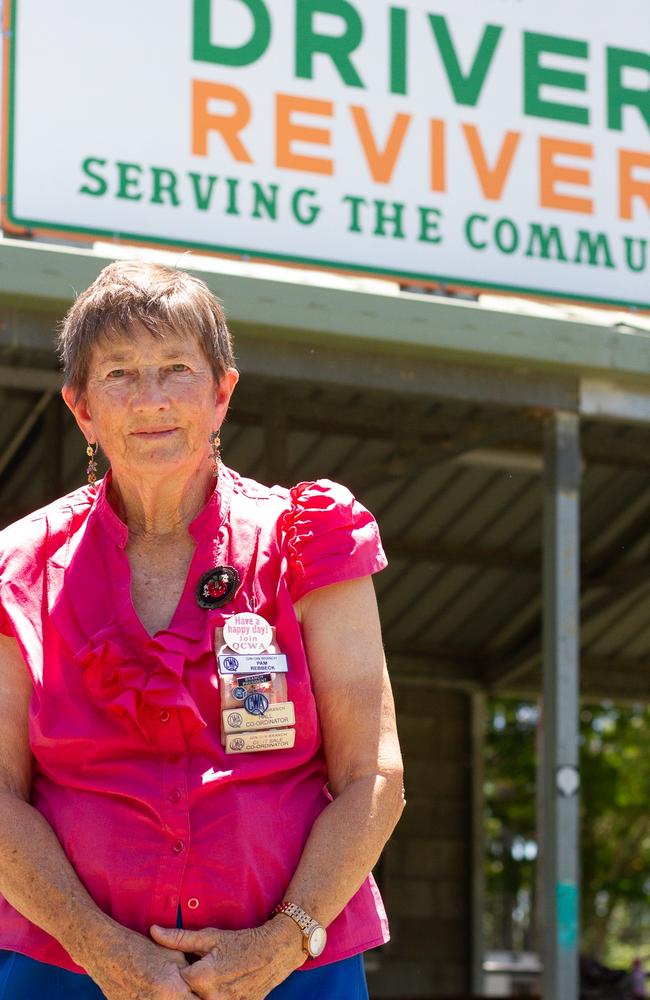 Driver Reviver Gin Gin volunteer Pam Rebbeck is petitioning for the site to remain open.