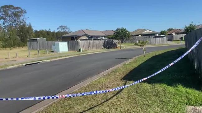 North Booval shooting crime scene