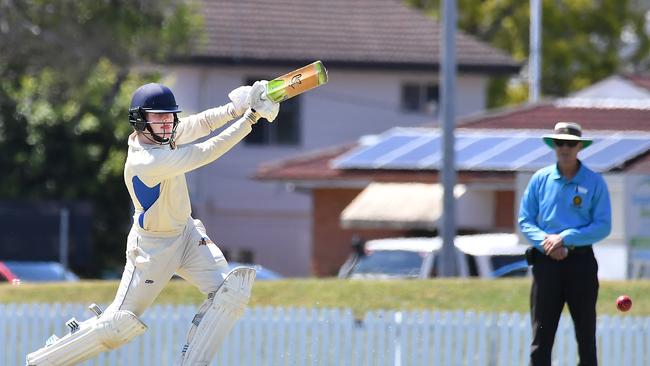 Sandgate Redcliffe batsman Liam Mills. Picture, John Gass