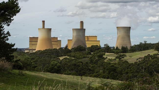 EnergyAustralia’s power plant at Yallourn, Victoria. Picture: NCA NewsWire/Daniel Pockett