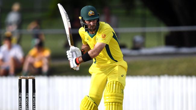 Glenn Maxwell said he enjoyed being back at the crease with Steve Smith. Picture: Getty Images