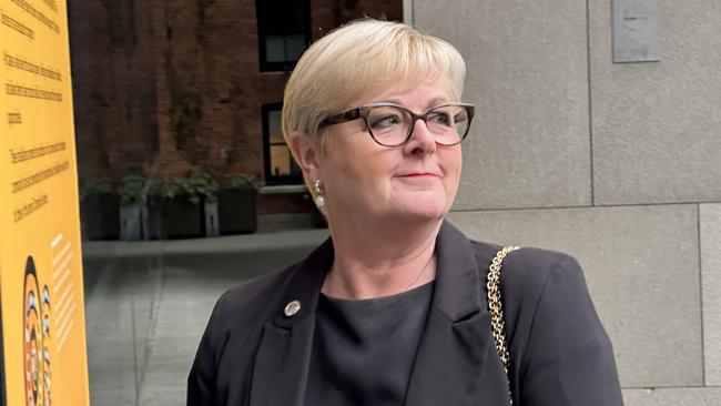 Linda Reynolds at the Supreme Court in Perth this week. Picture: NewsWire / Emma Kirk