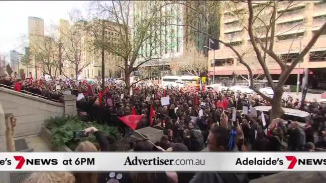 The Advertiser/7NEWS Adelaide: Worker crushed by dump truck, Teacher strike looms