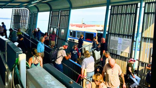 Coochiemudlo Island ferry operator pays the council a landing fee to maintain the jetty, with the money recouped via ticket prices. Picture: Contributed