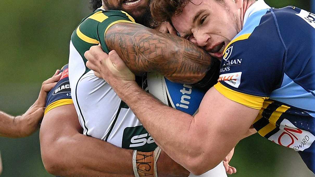 Ipswich Jets forward leader Tyson Lofipo expects to deal with a different crowd experience in PNG this weekend. Picture: Rob Williams