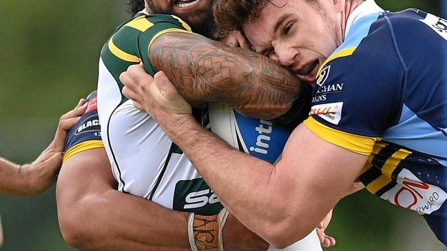 Ipswich Jets forward leader Tyson Lofipo expects to deal with a different crowd experience in PNG this weekend. Picture: Rob Williams