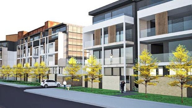 Artist impressions Winwest’s Aldinga Beach development before the heights were reduced.