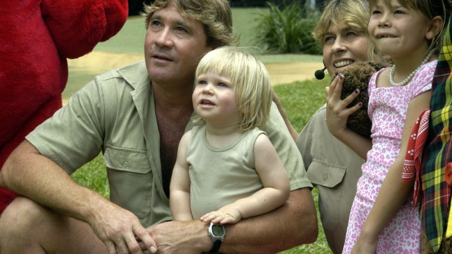 Robert celebrates his second birthday at Australia Zoo with his family. Picture: Lou O'Brien NCA