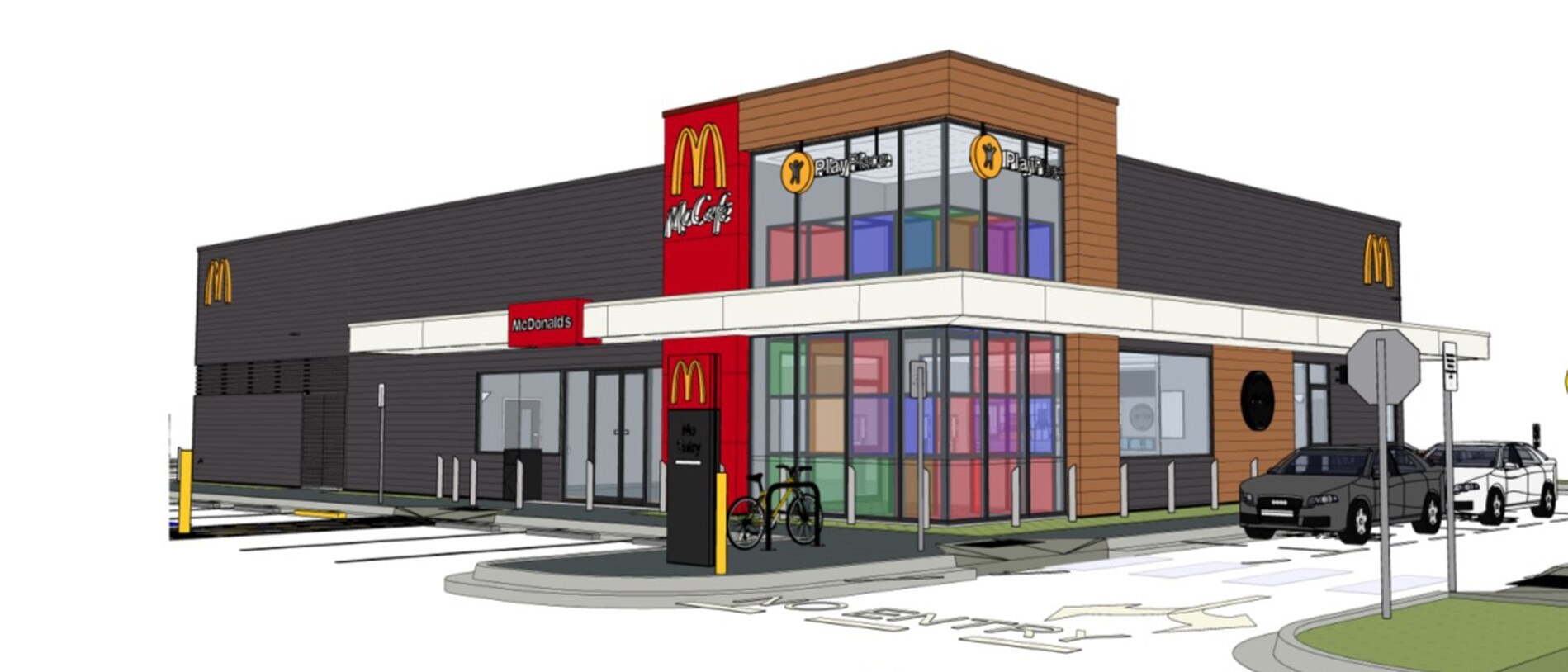 Plans for a McDonald’s in Sarina at 93, 95, 97 and 99 Broad St were submitted on November 30, 2023. Picture: Contributed