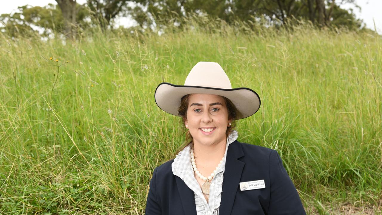 Rural Ambassador for 2022, Belinda Weber, 23, of Pittsworth. Heritage Bank Toowoomba Royal Show. Saturday March 26, 2022