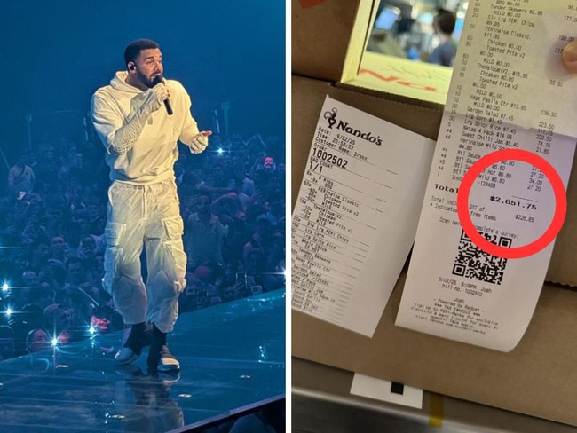 Rapper’s insane fast food order revealed