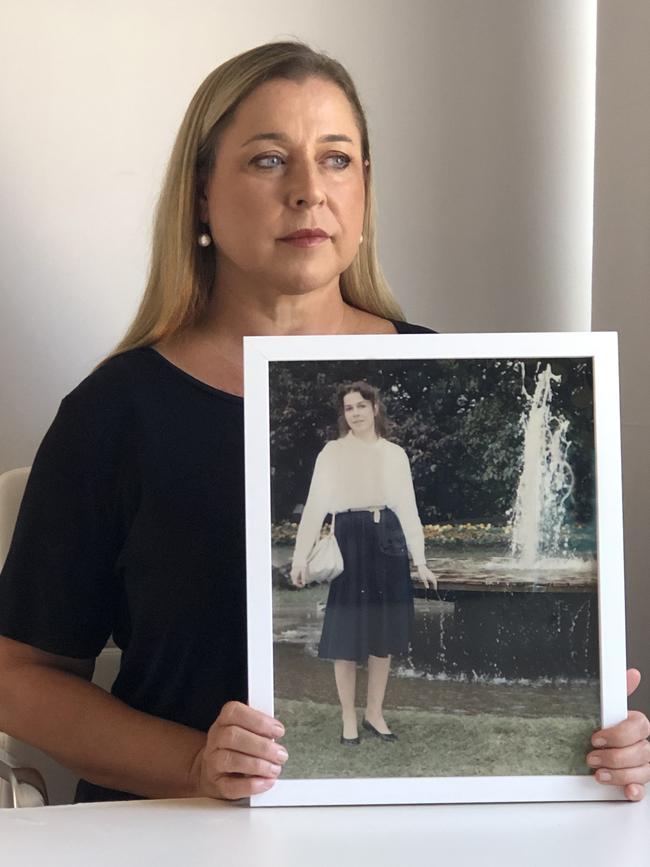 Eileen Culleton with a photo of her sister. Picture: Supplied by Ms Culleton.