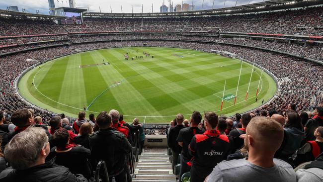 Footy fans have been urged to beware scalpers selling tickets to the MCG Anzac Day blockbuster after a spate of recent rip offs. Picture : Ian Currie